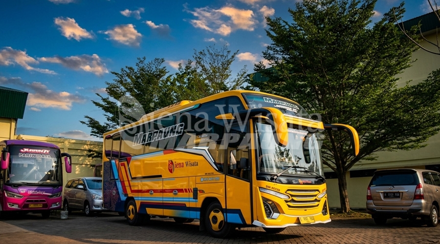 Sewa Medium Bus Marpaung Solusi Nyaman Kunjungan Kerja Rumpin ke Jakarta