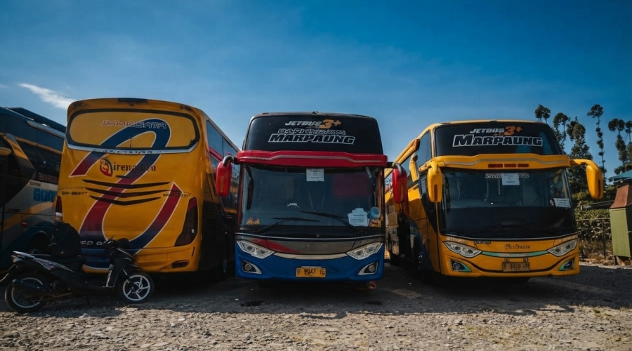 Sukseskan Gathering Kantor ke Pangalengan Bersama Bus Marpaung